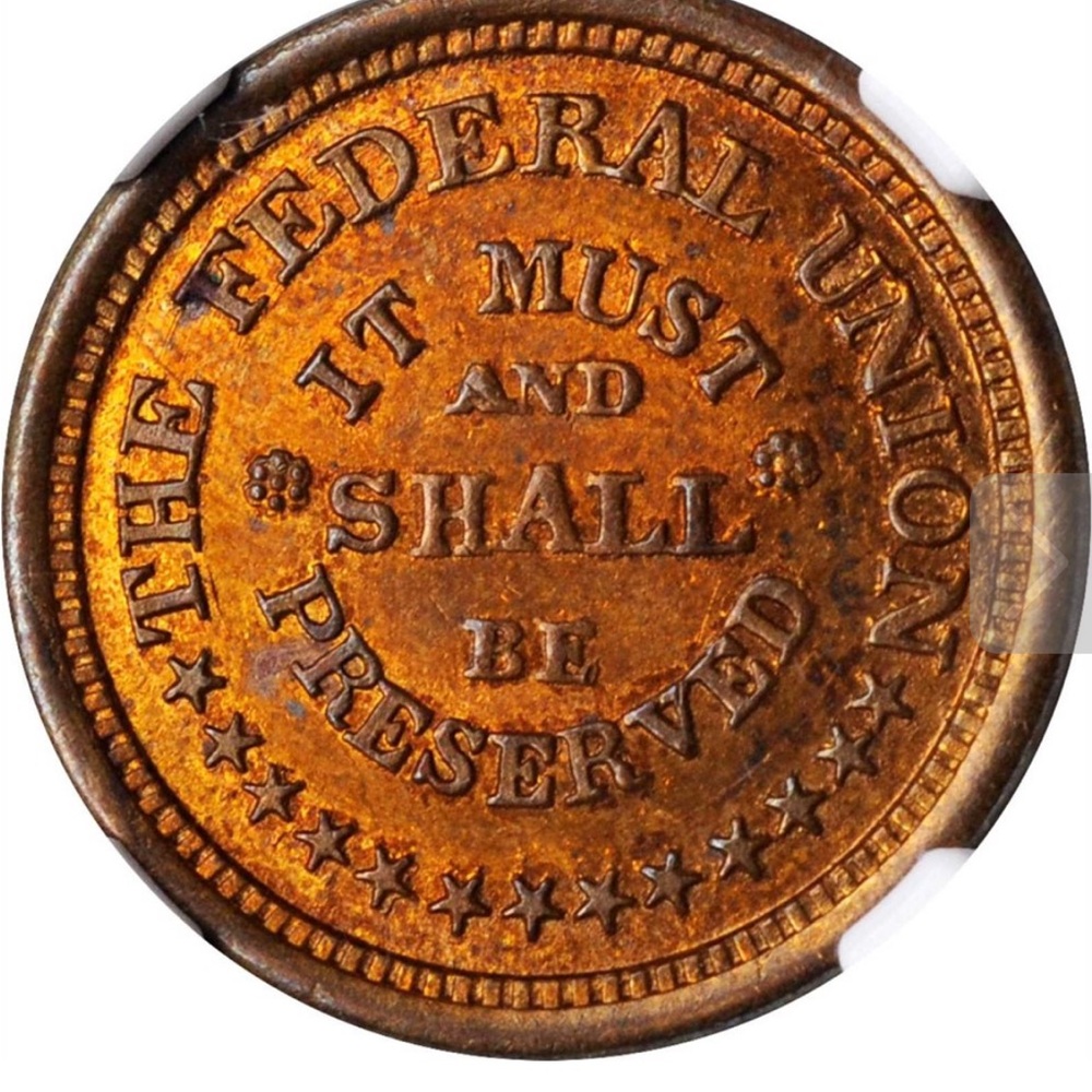 C. 1861-1863 Union Civil War Army & Navy Token - Picture 5 of 6